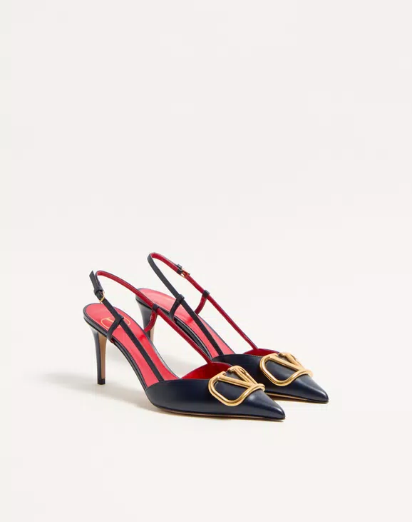 Valentino Vlogo Signature Calfskin Slingback Pump 80Mm / 3.15 In. - Image 6